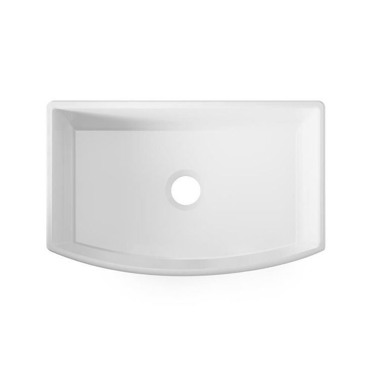 Fireclay 33 in. Single Bowl Apron-Front Farmhouse Kitchen Sink