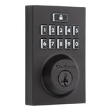 Z-Wave SmartCode 914 Contemporary Single Cylinder Satin Nickel Electronic Deadbolt Featuring SmartKey Security - Super Arbor