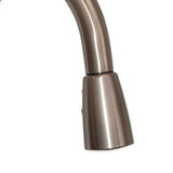 EZ-FLO Sterling Brushed Nickel 1-Handle Deck-Mount Pull-Down Handle Kitchen Faucet (Deck Plate Included)