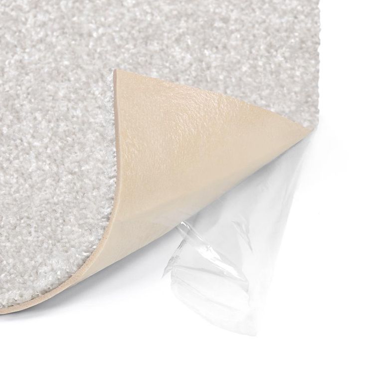 Contemporary Linen White Residential 24 in. x 24 in. Peel and Stick Carpet Tile (12 Tiles/Case)