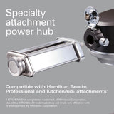 4.5 Qt. 12-Speed Black and Silver Stand Mixer