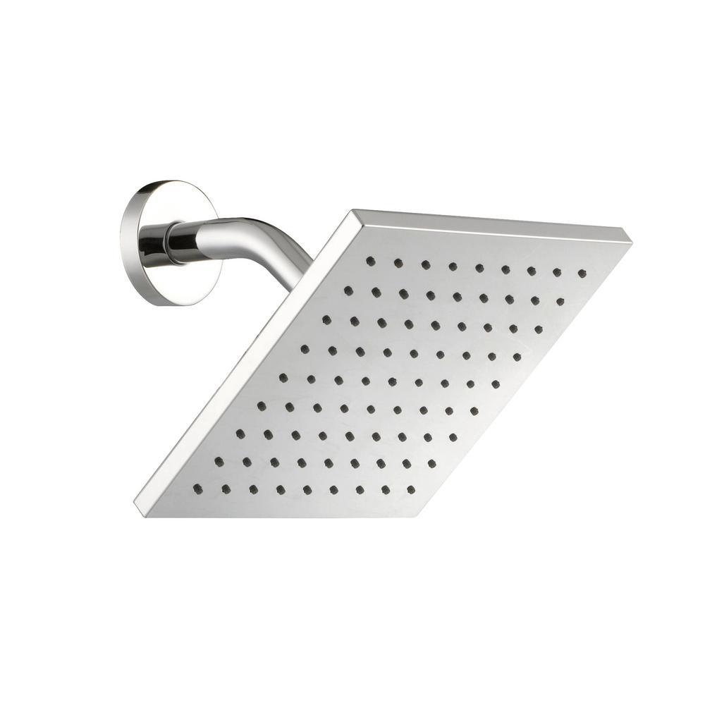 Modern Single-Handle 1-Spray Tub and Shower Faucet in Chrome (Valve Included) - Super Arbor