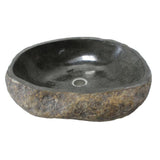 Eden Bath Natural Galet Nobu Boulder Sink with Thin Lip