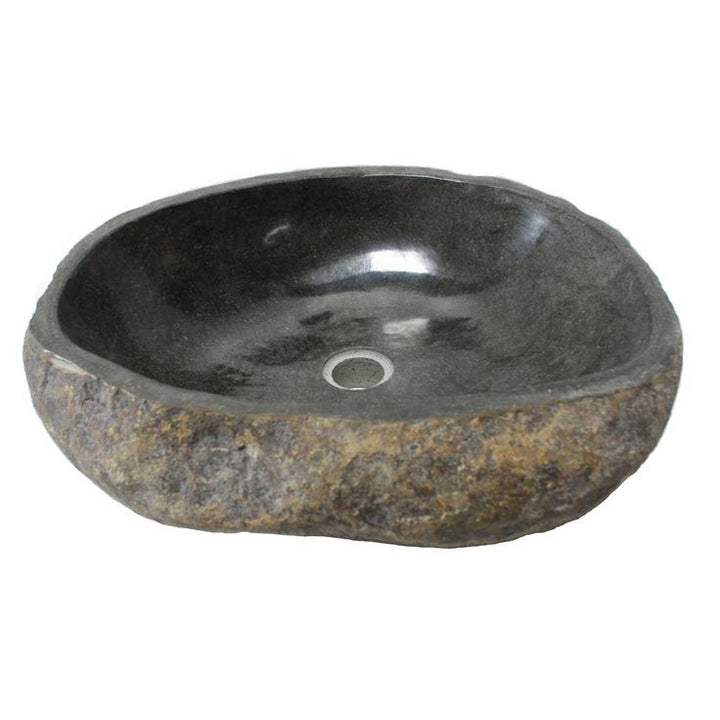 Eden Bath Natural Galet Nobu Boulder Sink with Thin Lip