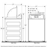 GE 4.8-cu ft High Efficiency Top-Load Washer (White) ENERGY STAR, GTW720BSNWS