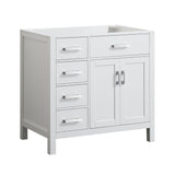 Hampton 42 in. W x 21.5 in. D Bath Vanity Cabinet Only in Grey - Super Arbor