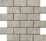 Emser TRAV ANCIENT TUMBLED Silver 16-in x 16-in Honed Natural Stone Travertine Stone Look Floor and Wall Tile