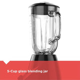 40 oz. 10-Speed Black Countertop Blender