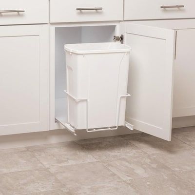 Simply Put 35-Quart Plastic Pull Out Trash Can