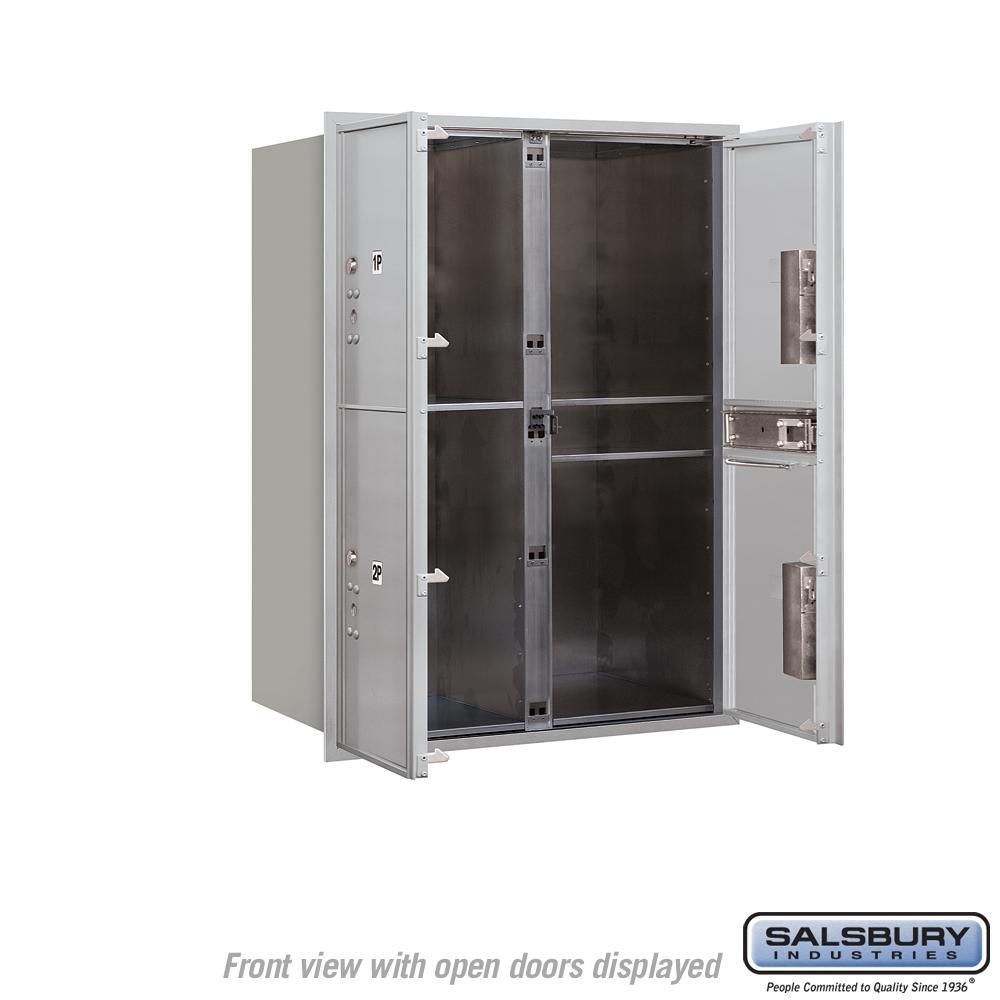 3700 Horizontal Series 3-Parcel Locker Recessed Mount Mailbox - Super Arbor