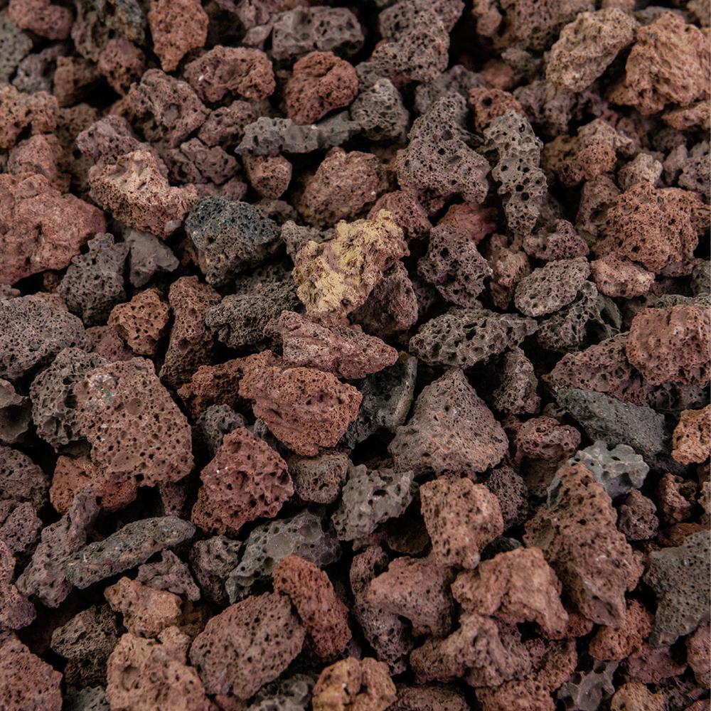 Southwest Boulder & Stone 17 cu. ft. 3/8 in. Black Lava Bulk Landscape Rock and Pebble for Gardening, Landscaping, Driveways and Walkways - Super Arbor
