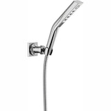 Pivotal 3-Spray 1.8 in. Single Wall Mount Handheld H2Okinetic Shower Head in Matte Black - Super Arbor