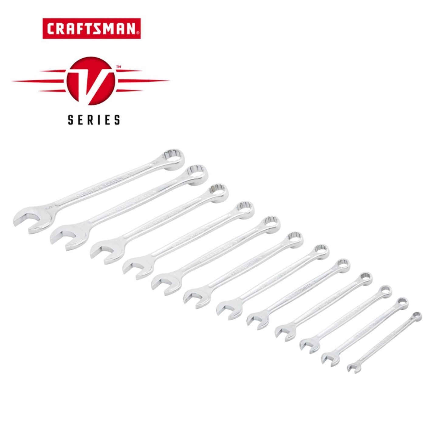 Craftsman V-Series Metric I-Beam Combination Wrench Set, 12-Piece