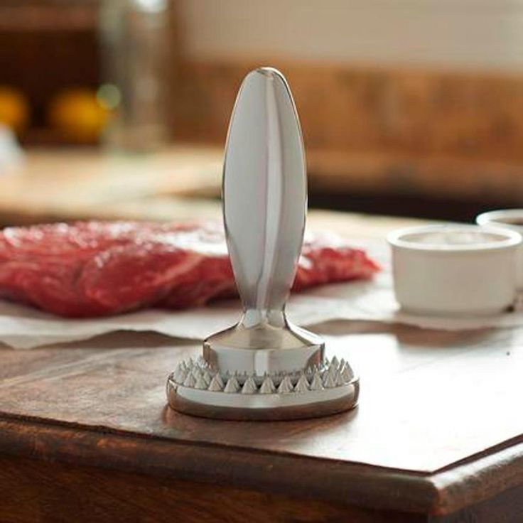 3.5 in. Chrome Plated Dishwasher Safe Meat Tenderizer