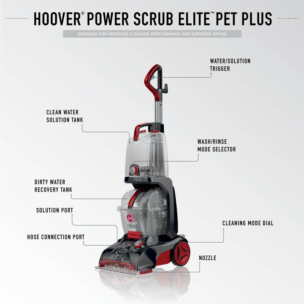 Professional Series Power Scrub Elite Pet Plus Upright Pet Carpet Cleaner - Super Arbor