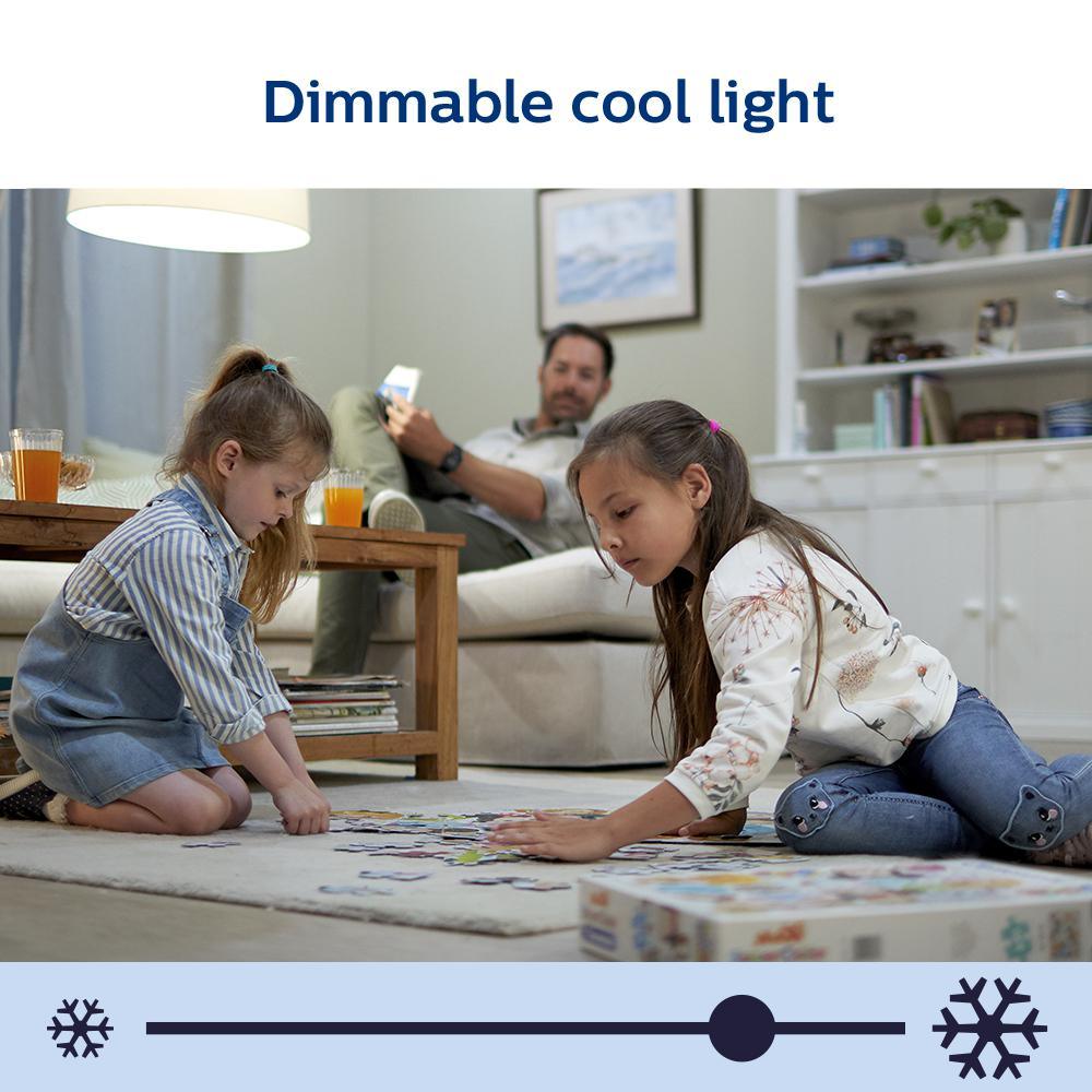 Daylight A19 LED 60-Watt Equivalent Dimmable Smart Wi-Fi Wiz Connected Wireless Light Bulb (2-Pack) - Super Arbor