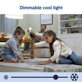 Daylight A19 LED 60-Watt Equivalent Dimmable Smart Wi-Fi Wiz Connected Wireless Light Bulb (4-Pack) - Super Arbor