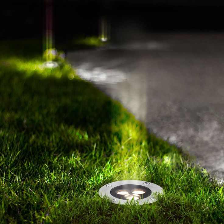 3-Watt Stainless Steel Outdoor Integrated LED 3000K In-Ground Landscape Path Light
