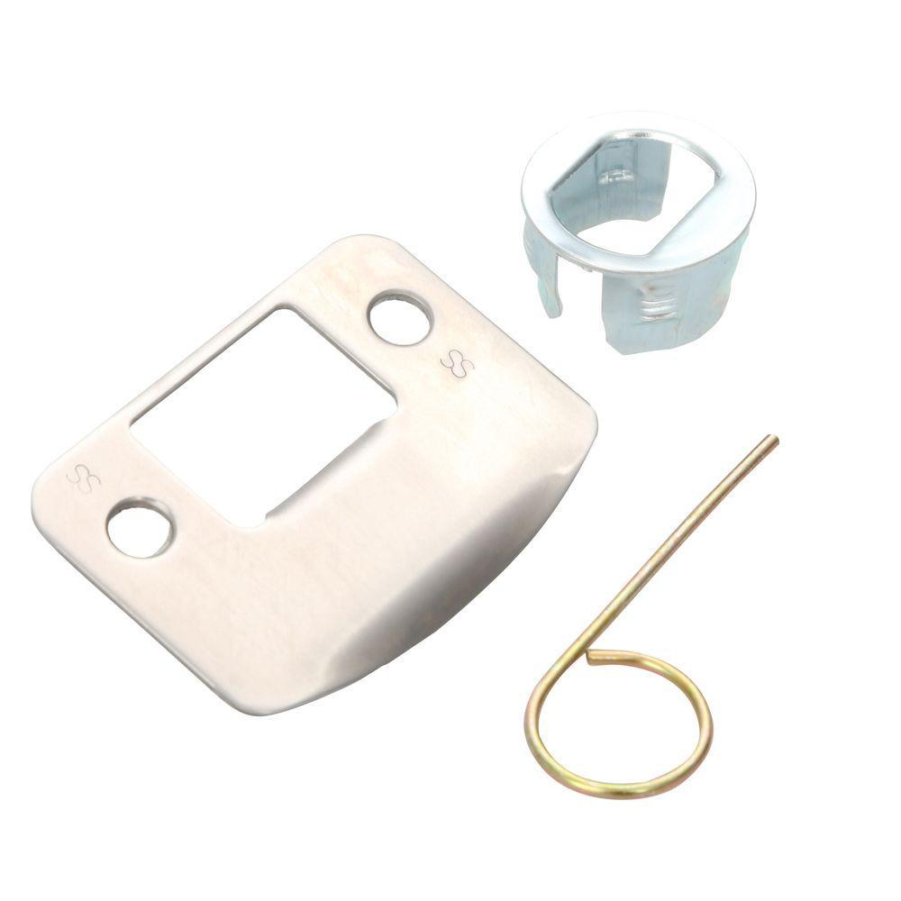 Bell Satin Chrome Privacy Bed/Bath Door Knob - Super Arbor