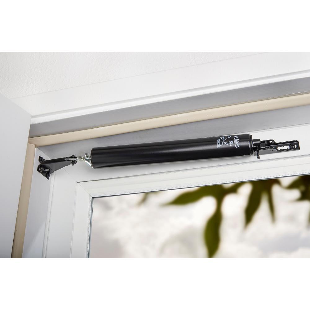 Heavy-Duty Black Pneumatic Door Closer - Super Arbor
