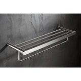 Caster 3 Series 5 Bar Towel Rack in Brushed Nickel - Super Arbor