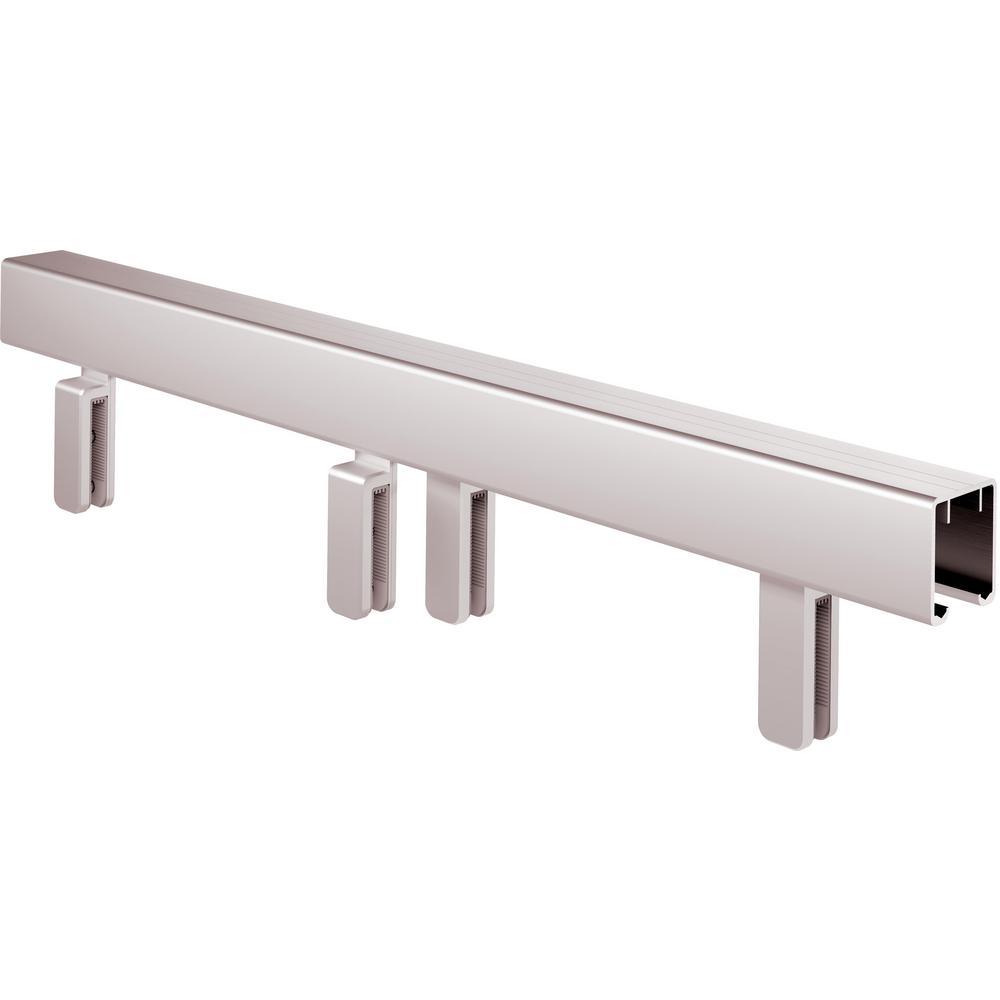 Lyndall 60 x 59-1/4 in. Frameless Mod Soft-Close Sliding Bathtub Door in Chrome with 3/8 in. (10mm) Clear Glass - Super Arbor