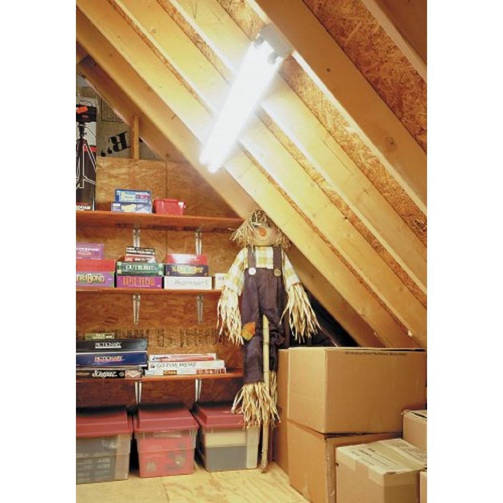 C 2 40 120 MBE 2INKO 2-Light Flushmount Steel White Fluorescent Light - Super Arbor