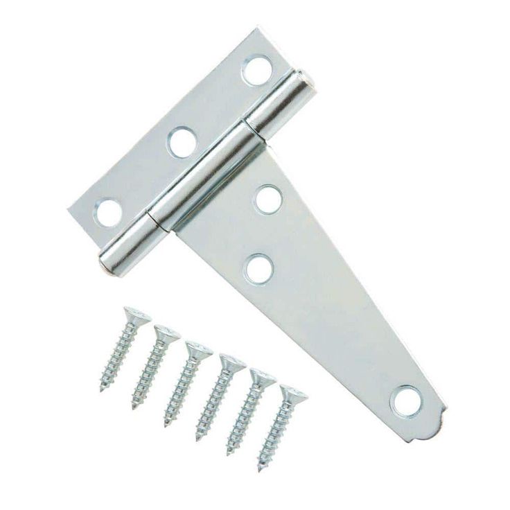 Everbilt 2 in. Zinc-Plated Gate Tee Hinge (2-Pack)