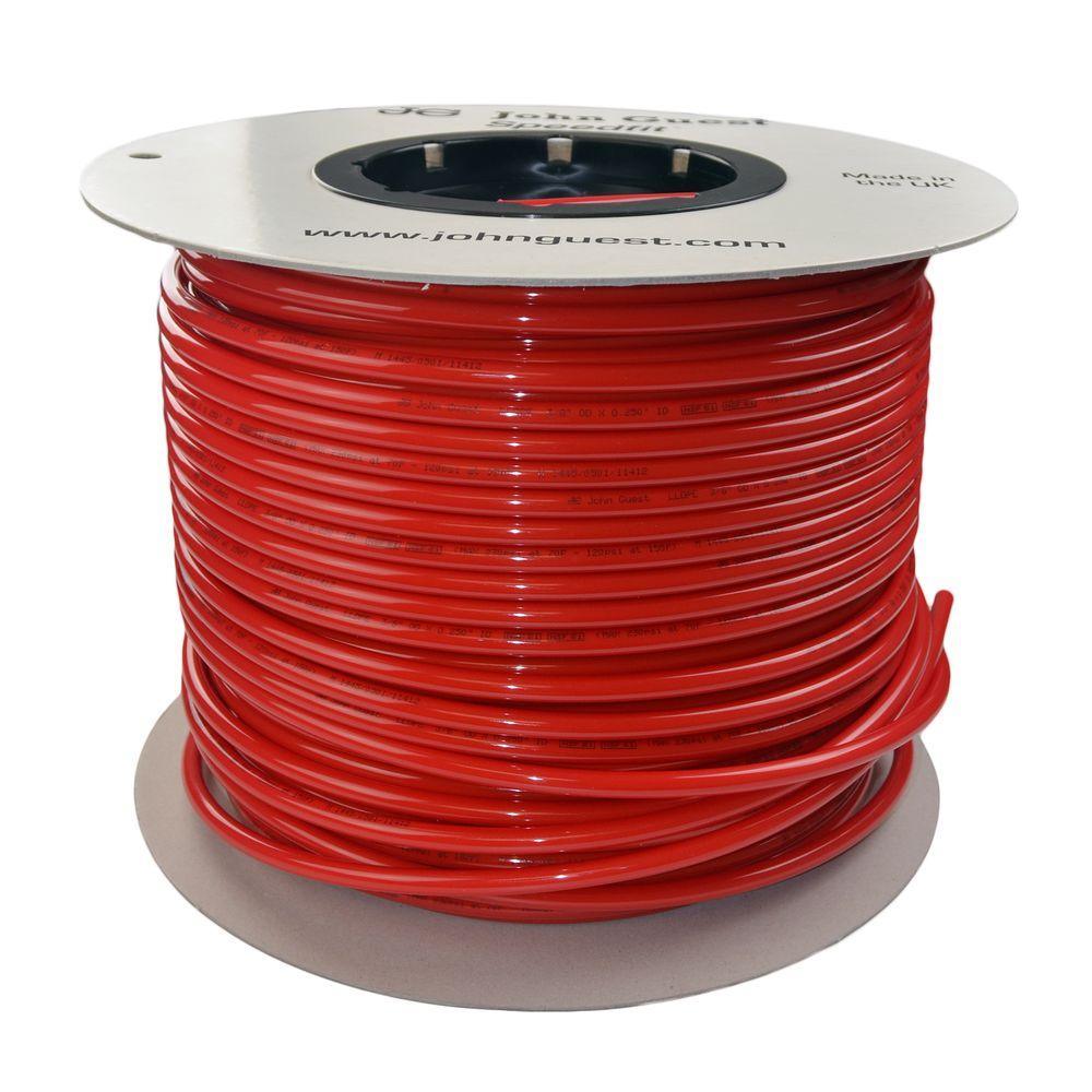 1/2 in. x 250 ft. Polyethylene Tubing Coil in White - Super Arbor