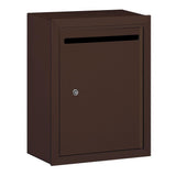 2240 Series Bronze Standard Recessed-Mounted Private Letter Box with Commercial Lock - Super Arbor