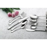 Puccini 18/10 Stainless Steel Oval Bowl Soup/Dessert Spoons (Set of 12)