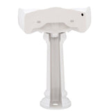 Pegasus Victoria 26 in. Pedestal Combo Bathroom Sink for 4 in. Centerset in White