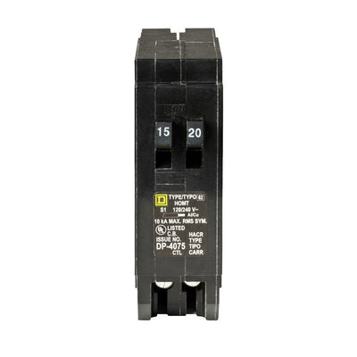 Homeline 15 Amp 20 Amp Single-Pole Tandem Circuit Breaker - Super Arbor