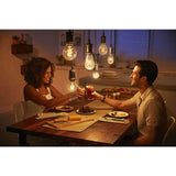 Philips Hue White A19 LED 40W Equivalent Dimmable Wireless Edison Smart Light Bulb with Bluetooth
