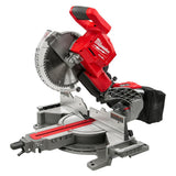 M18 FUEL 18-Volt Lithium-Ion Brushless 10 in. Cordless Dual Bevel Sliding Compound Miter Saw with 7-1/4 in. Circular Saw - Super Arbor