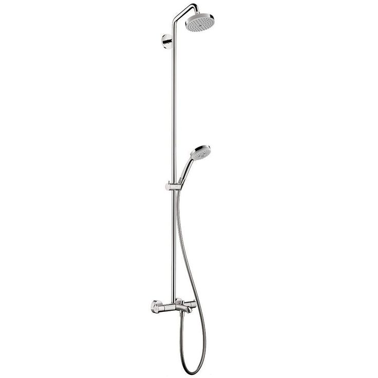4-spray 5.375 in. Dual Shower Head and Handheld Shower Head in Chrome