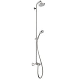 4-spray 5.375 in. Dual Shower Head and Handheld Shower Head in Chrome
