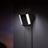 Spotlight Cam Wired Outdoor Rectangle Security Camera, Black (2-Pack) - Super Arbor