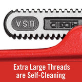 18 in. Heavy-Duty Straight Pipe Wrench - Super Arbor