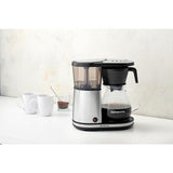 8-Cup Stainless Drip Coffee Maker with Glass Carafe