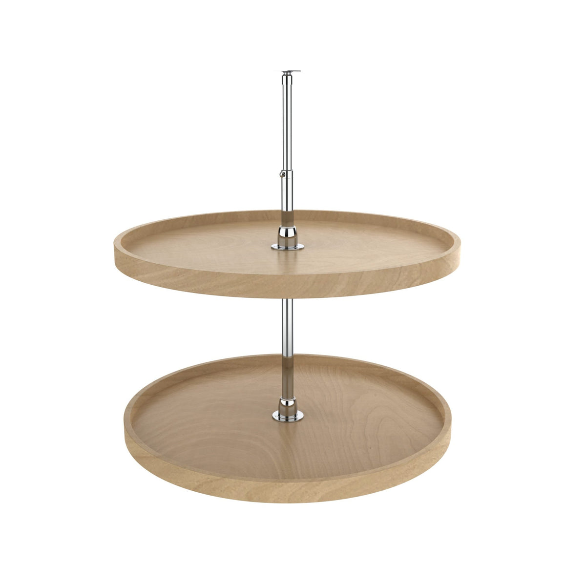 Rev-A-Shelf 2-Tier Wood Full Circle Cabinet Lazy Susan, 28 in Diameter