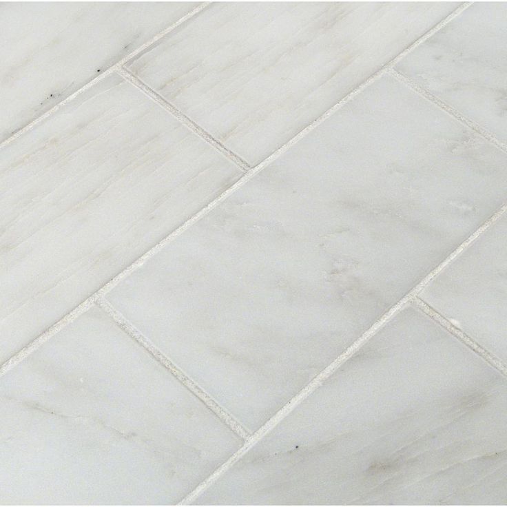 MSI Greecian White 3 in. x 6 in. Polished Marble Floor and Wall Tile (1 sq. ft. / case)