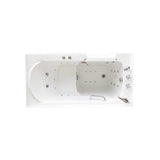 5 ft. Left Drain Walk-In Whirlpool and Air Bath Tub in White with Tranquility Package - Super Arbor