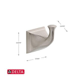 Everly 4-Piece Bath Hardware Set in SpotShield Brushed Nickel - Super Arbor