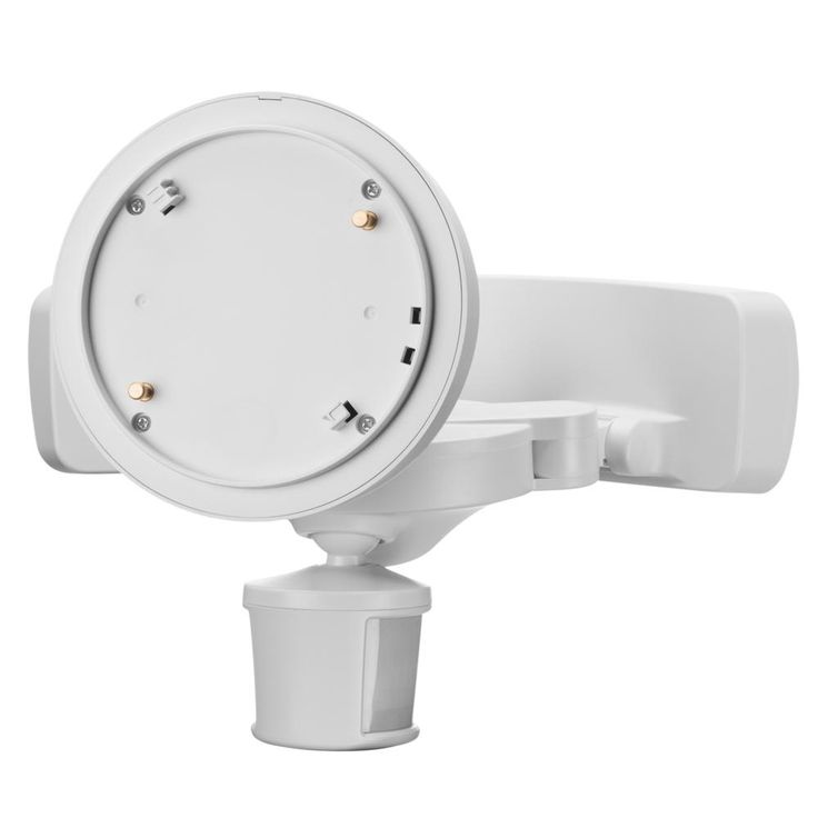 Maximus White Smart Motion Activated Outdoor Integrated LED Camera Floodlight