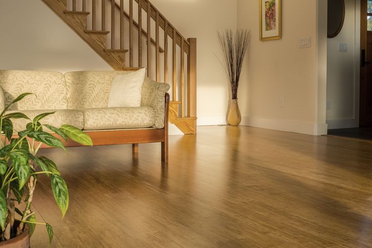 CALI Fossilized Natural Bamboo 5-5/16-in W x 9/16-in T x 72-in Smooth/Traditional Engineered Hardwood Flooring (21.5-sq ft / Carton)