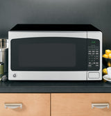GE 2.0-cu ft 1200-Watt Countertop Microwave, Stainless Steel (JES2051SNSS)