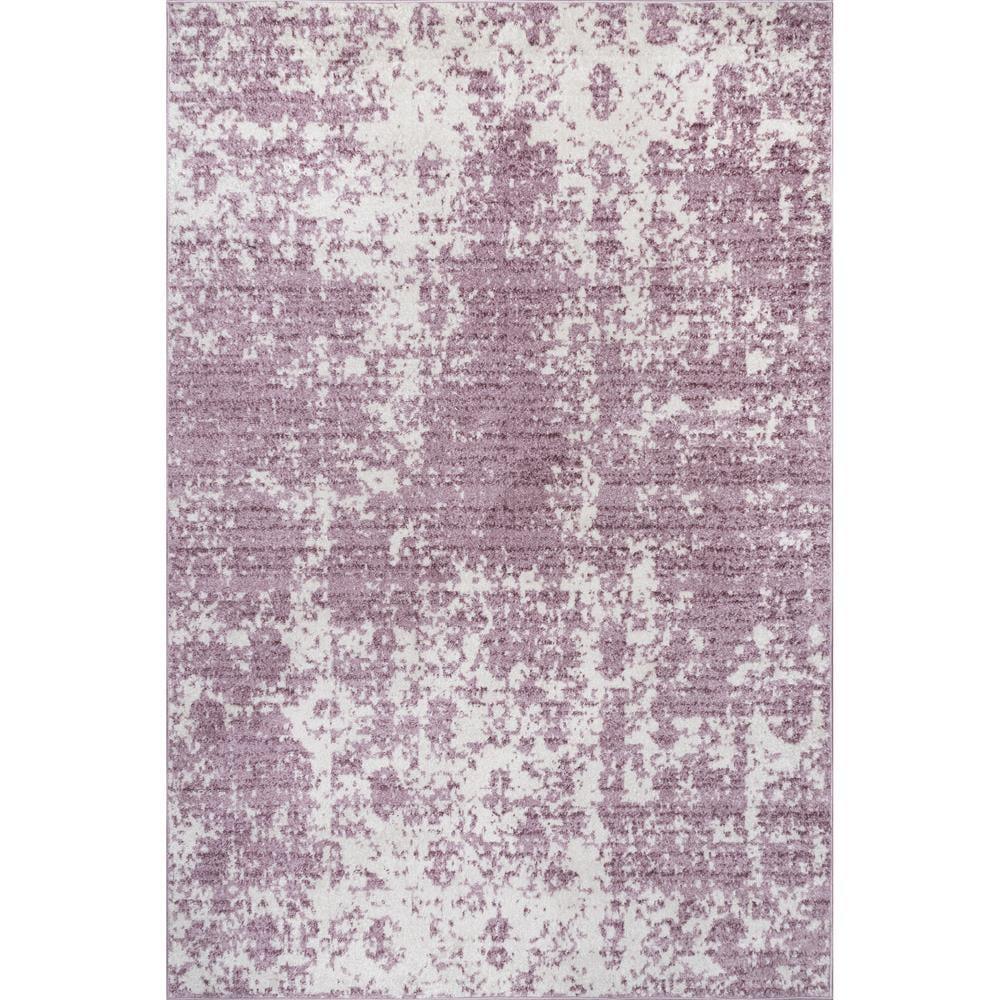 Deedra Misty Contemporary Gray 8 ft. x 10 ft. Area Rug - Super Arbor