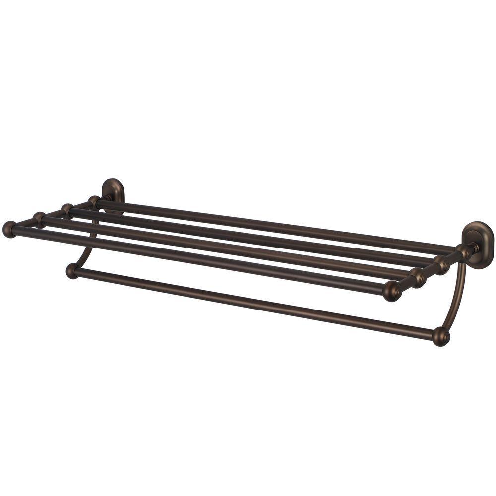 29 in. Towel Bar and Bath Train Rack in Oil Rubbed Bronze - Super Arbor