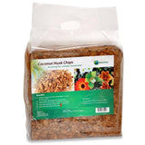 Envelor 10 lbs. Natural Coco Coir Husk Chips Coconut Coir Fiber Mulch - Super Arbor